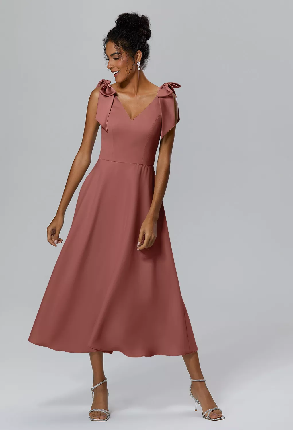 AW Verna Desert Rose  Spring Wedding Guest Dresses